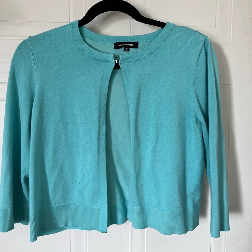 525 American teal Cardigan